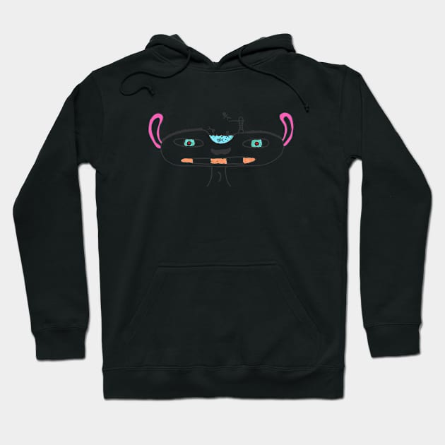 Madame Schlappy, The Forehead Swimming Pool Mistress Hoodie by G-Worthy